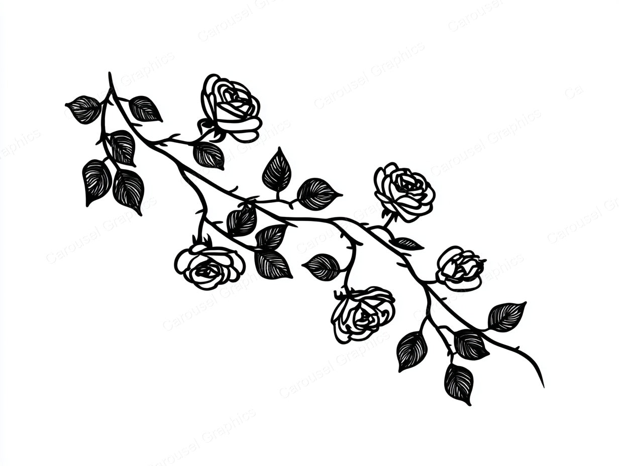 Rose Vector Graphic preview