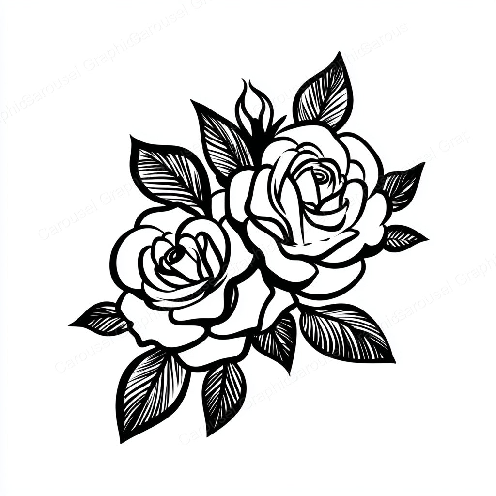 Rose Vector Graphic preview