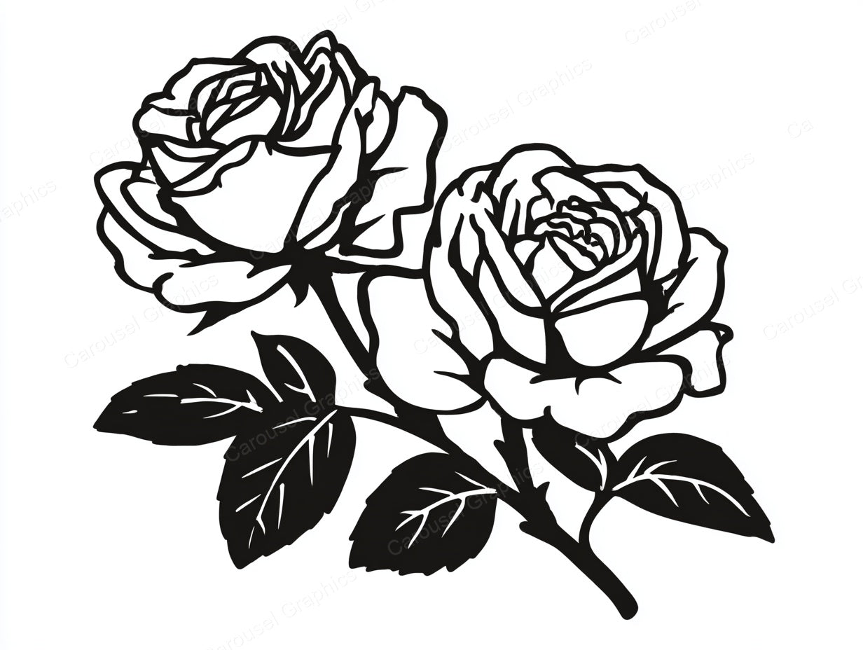 Rose Vector Graphic preview