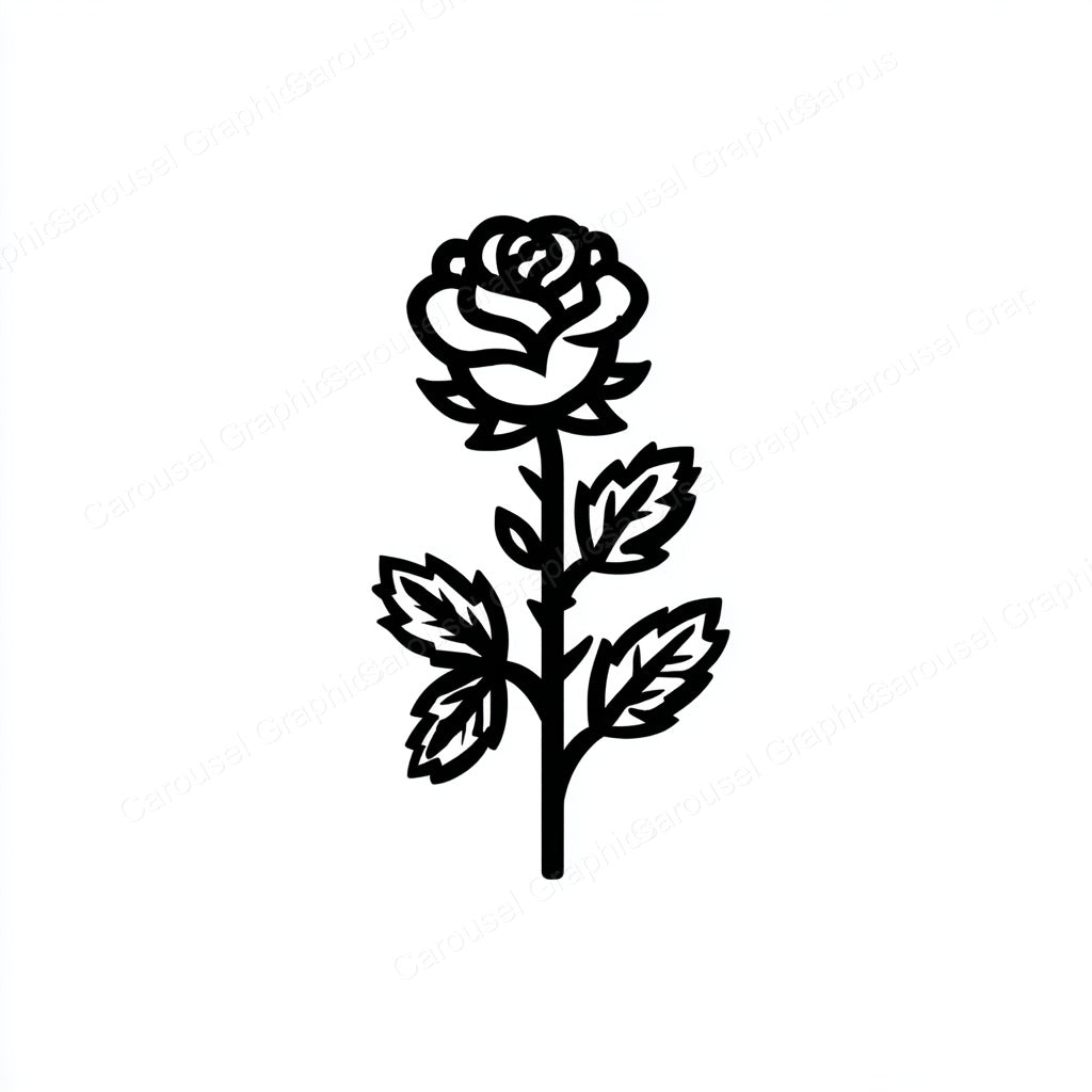 Rose Vector Graphic preview