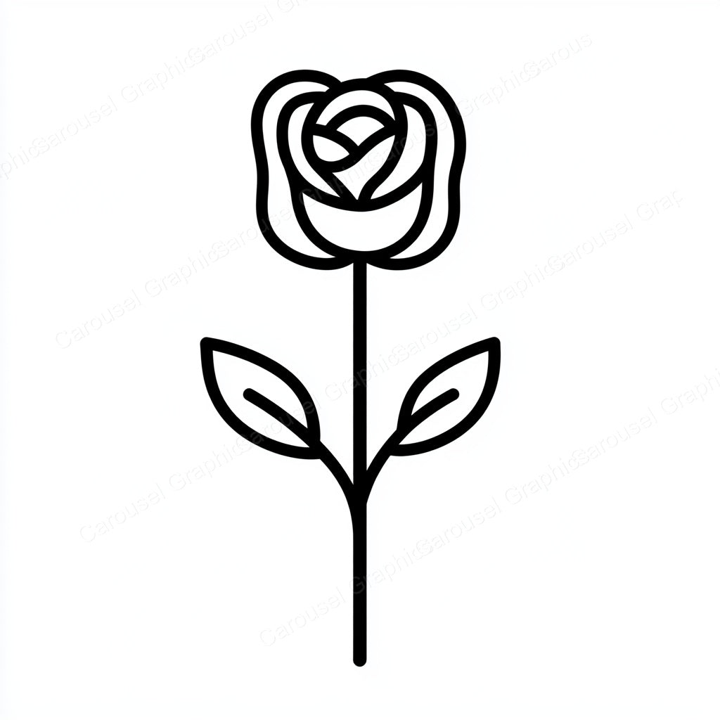 Rose Vector Graphic preview