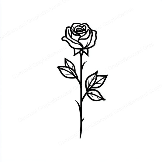 Rose Vector Graphic preview