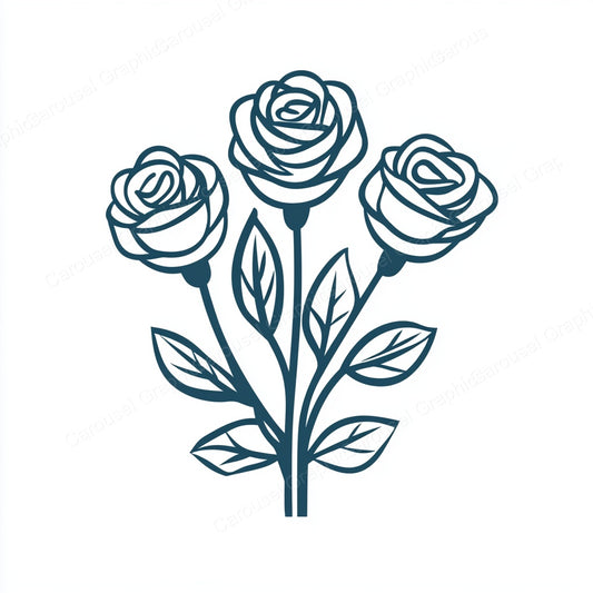 Rose Vector Graphic preview