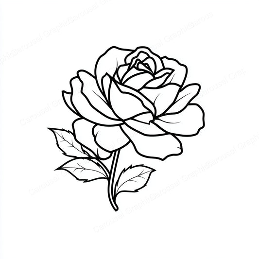 Rose Vector Graphic preview