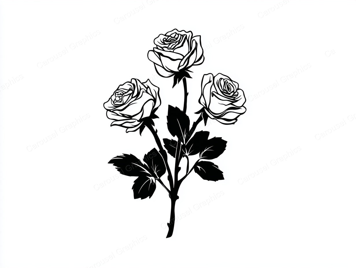 Rose Vector Graphic preview