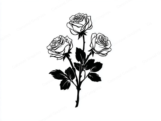 Rose Vector Graphic preview