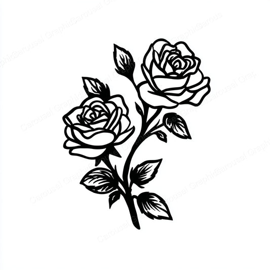 Rose Vector Graphic preview