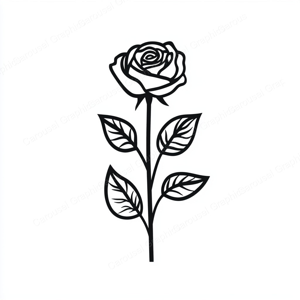 Rose Vector Graphic preview