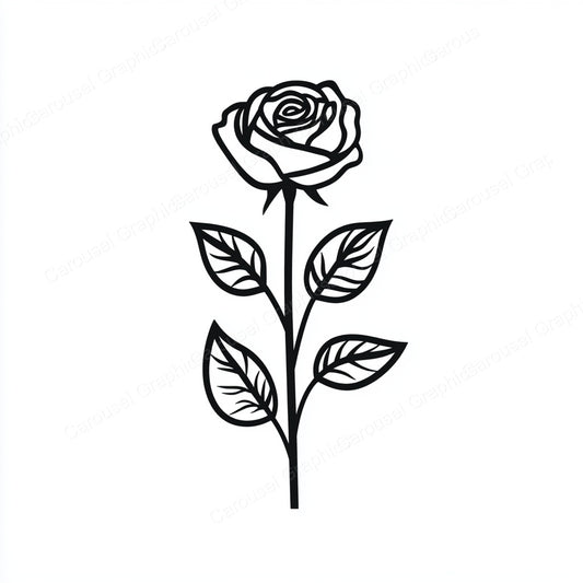 Rose Vector Graphic preview