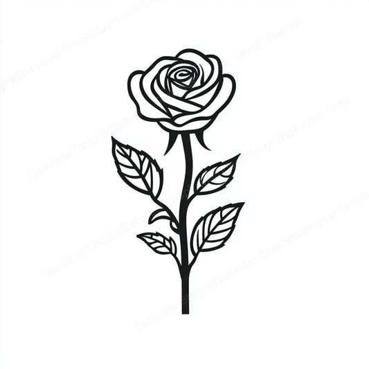 Rose Vector Graphic preview