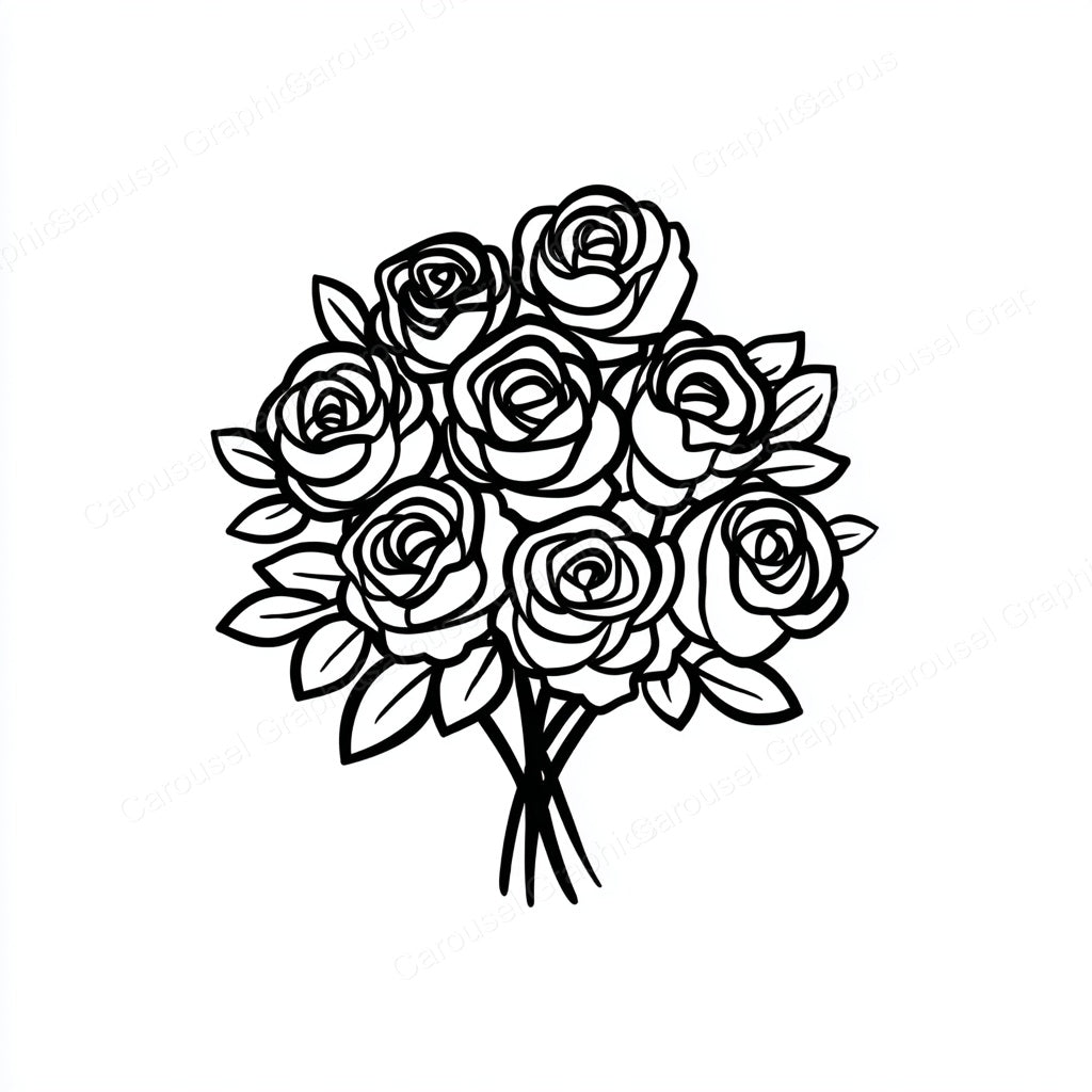 Rose Vector Graphic preview