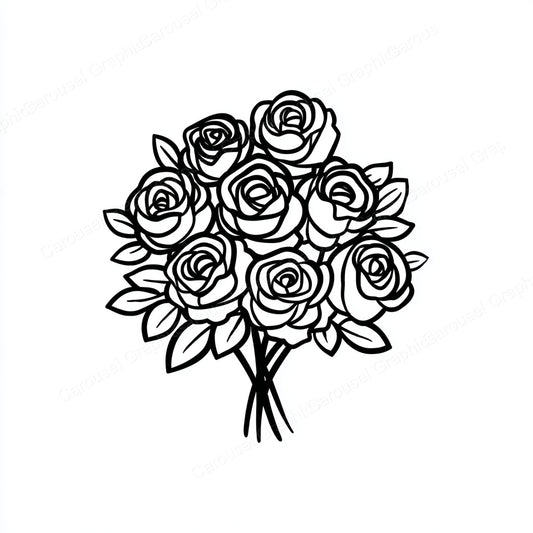 Rose Vector Graphic preview