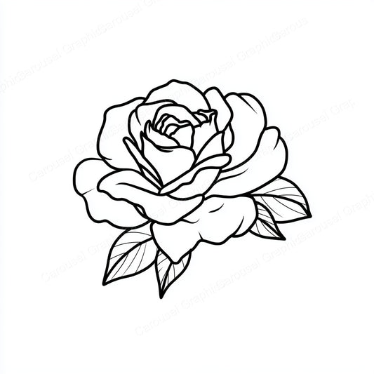 Rose Vector Graphic preview