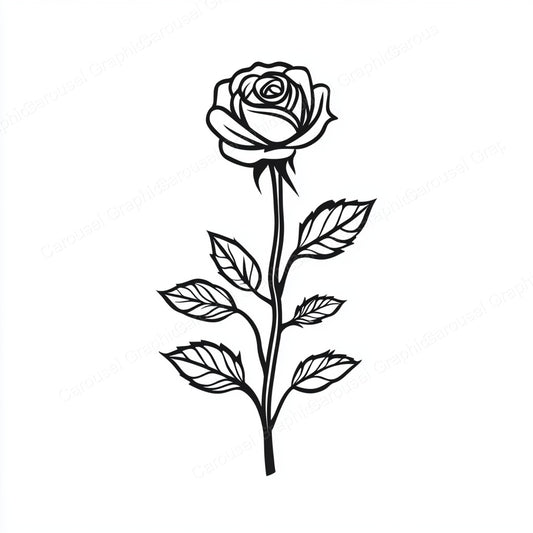 Rose Vector Graphic preview