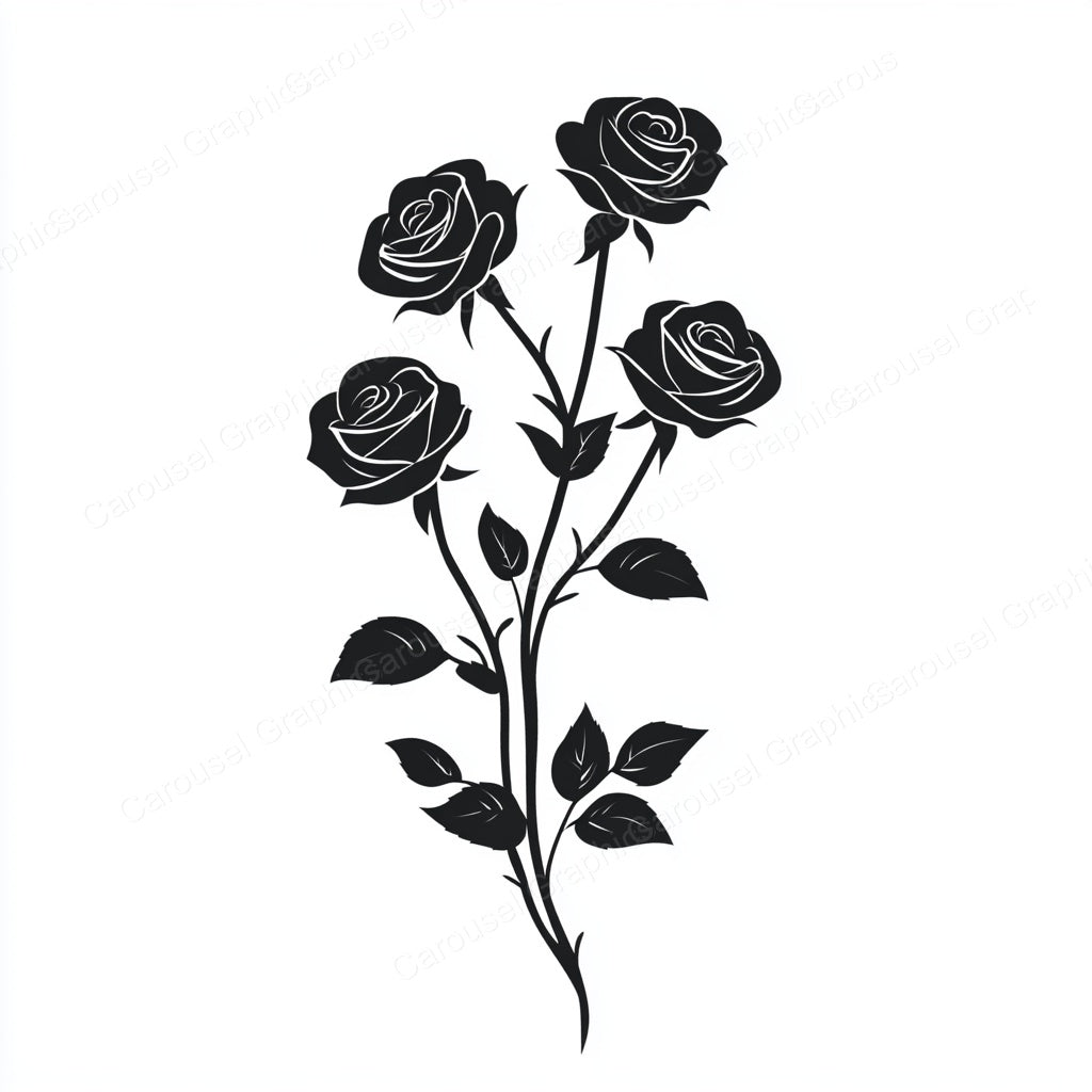 Rose Vector Graphic preview