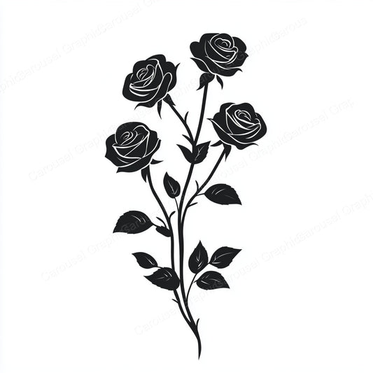 Rose Vector Graphic preview