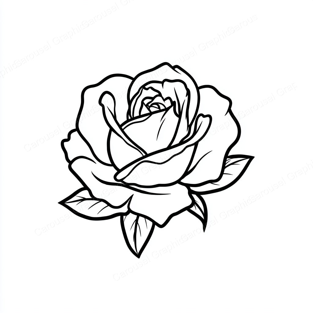 Rose Vector Graphic preview