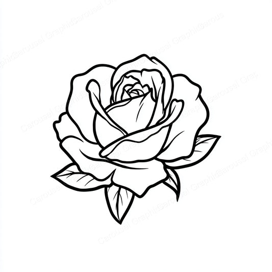 Rose Vector Graphic preview