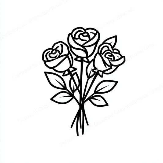 Rose Vector Graphic preview