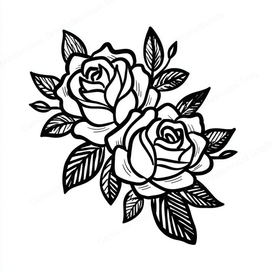 Rose Vector Graphic preview