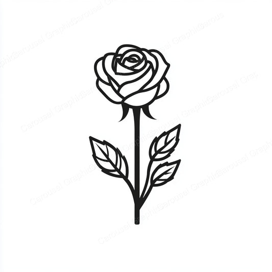 Rose Vector Graphic preview