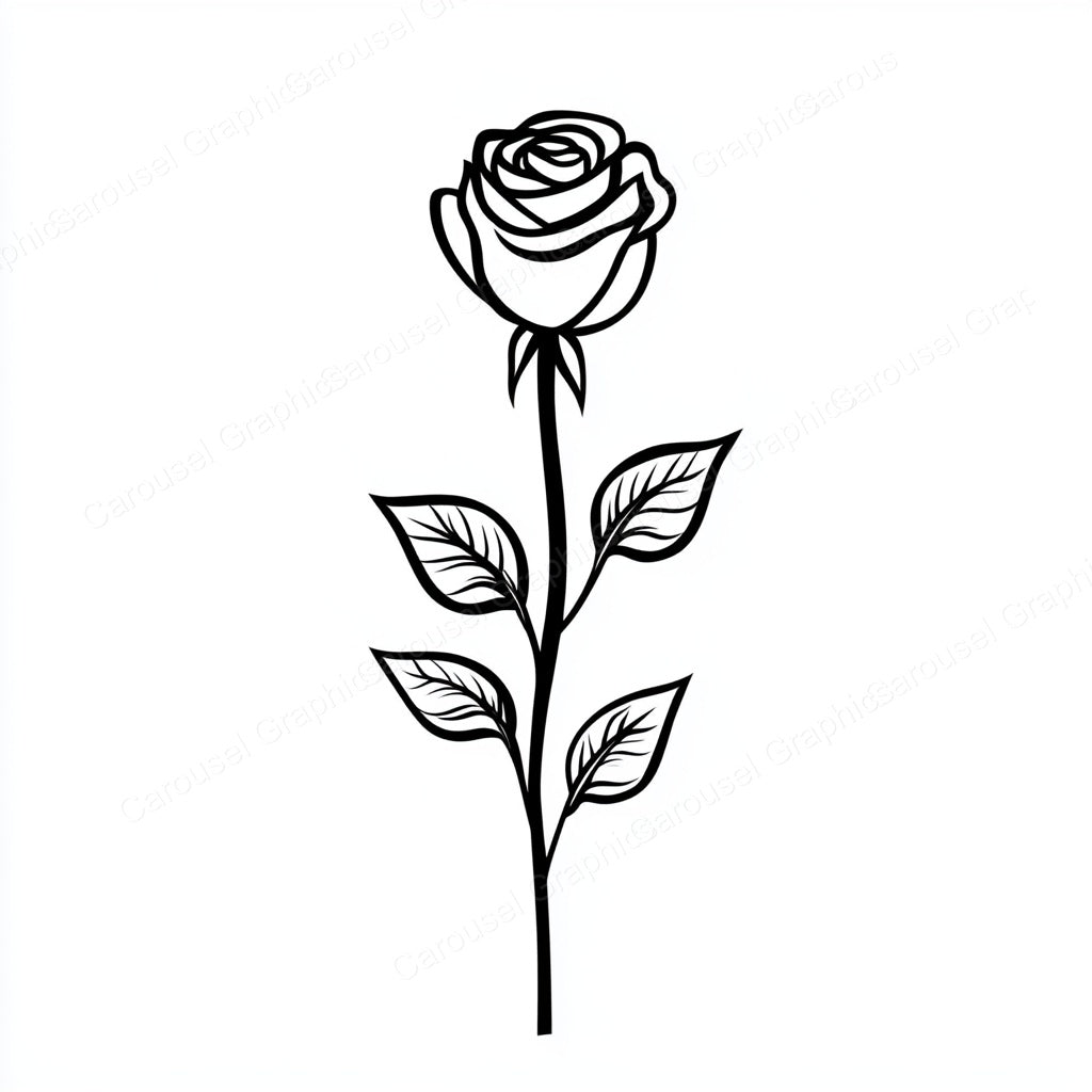 Rose Vector Graphic preview