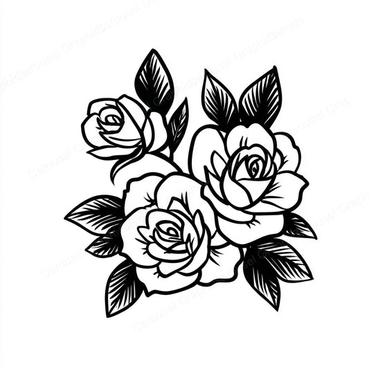 Rose Vector Graphic preview