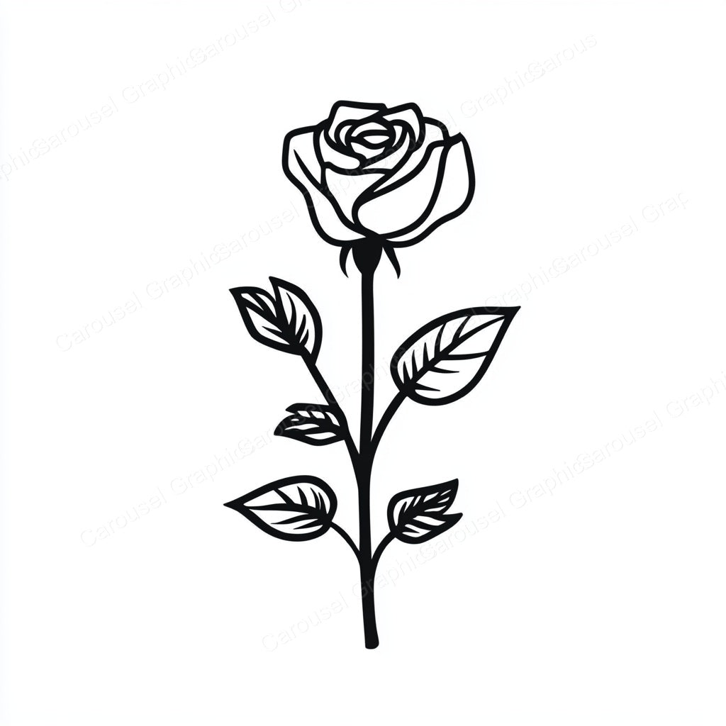 Rose Vector Graphic preview