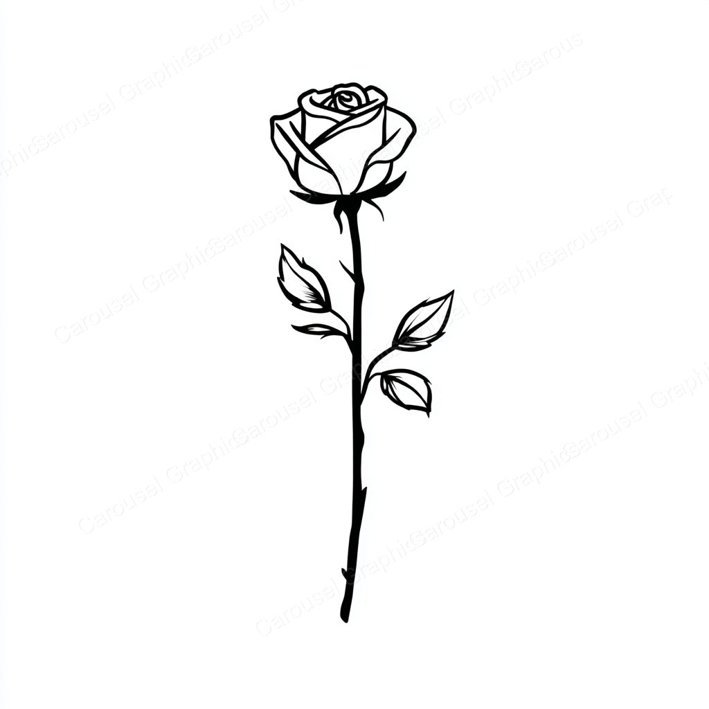 Rose Vector Graphic preview