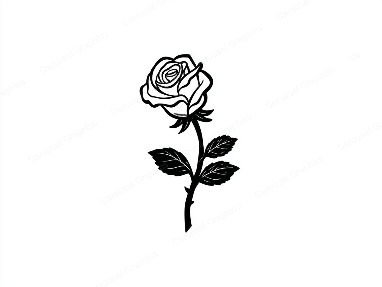 Rose Vector Graphic preview