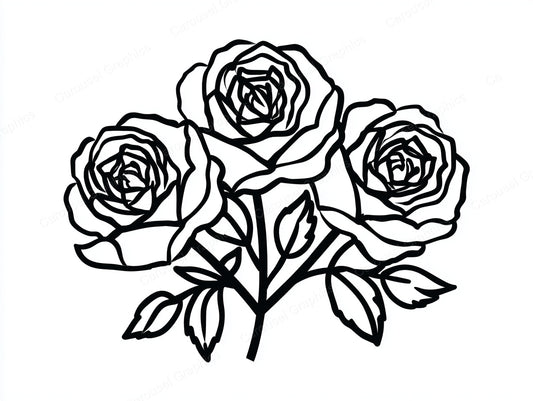 Rose Vector Graphic preview
