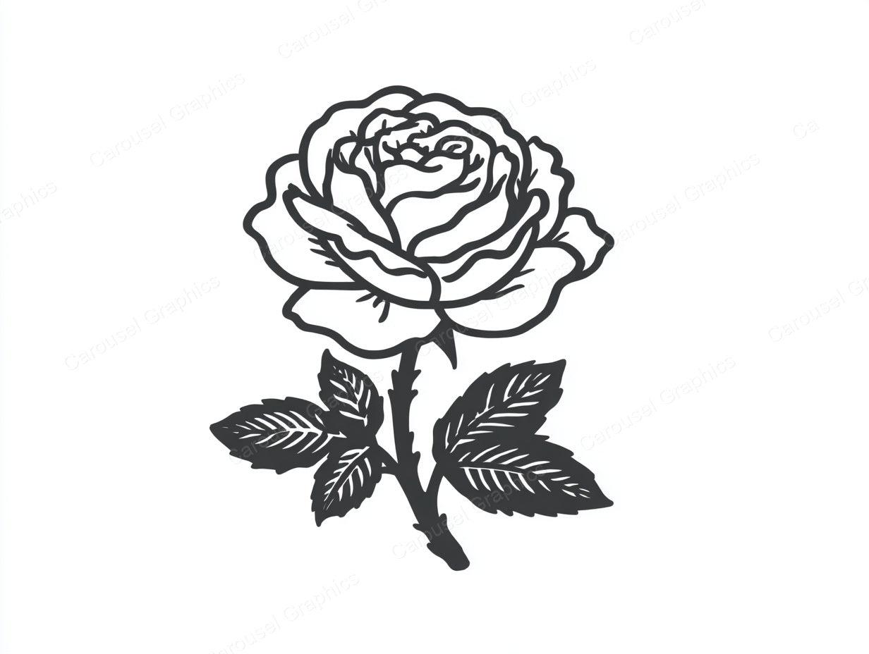 Rose Vector Graphic preview