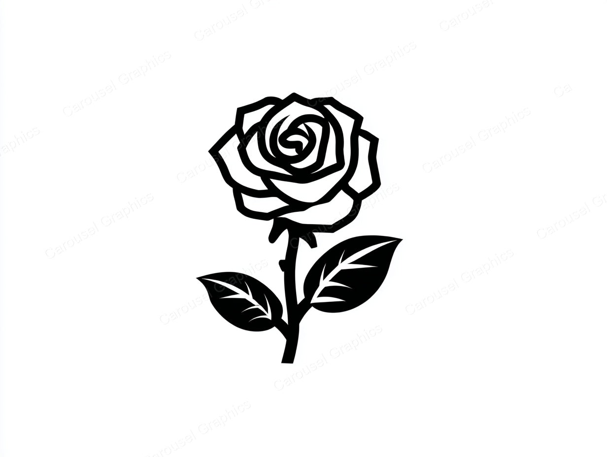 Rose Vector Graphic preview
