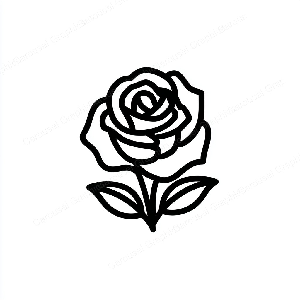 Rose Vector Graphic preview