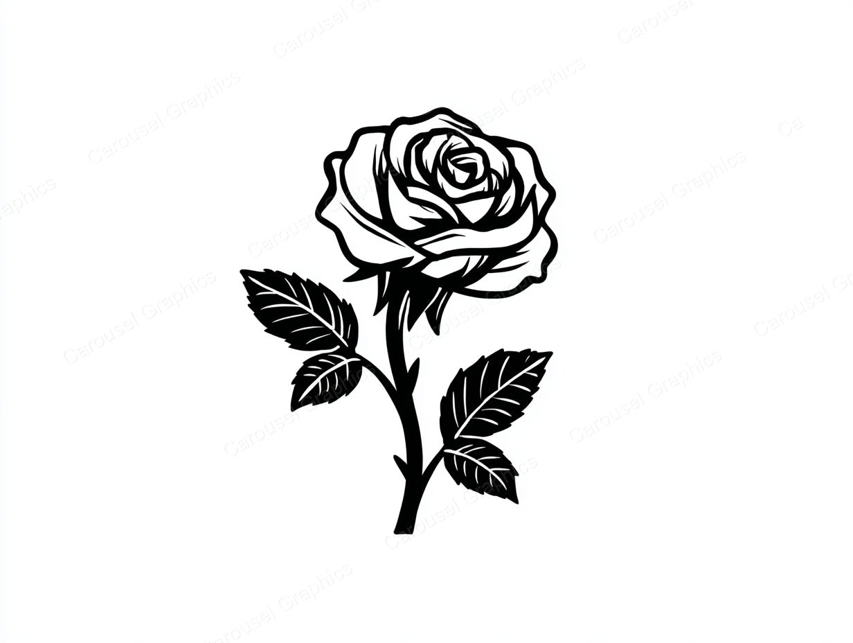 Rose Vector Graphic preview