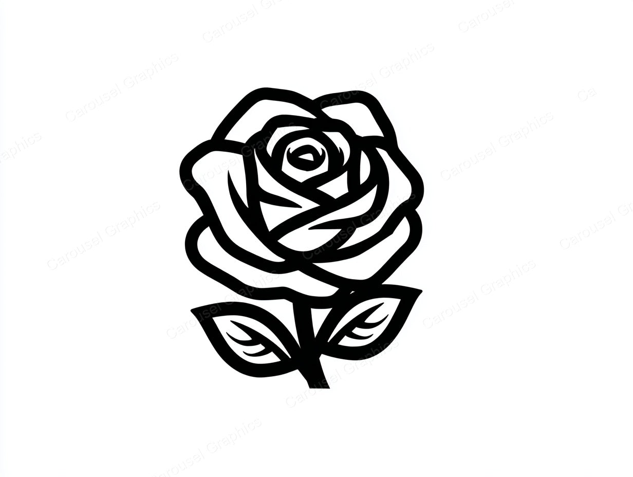 Rose Vector Graphic preview