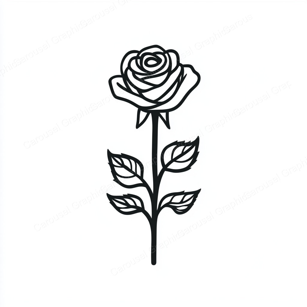 Rose Vector Graphic preview