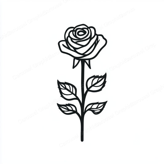 Rose Vector Graphic preview