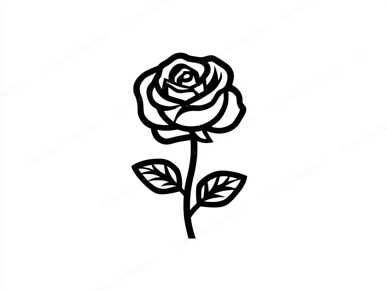 Rose Vector Graphic preview