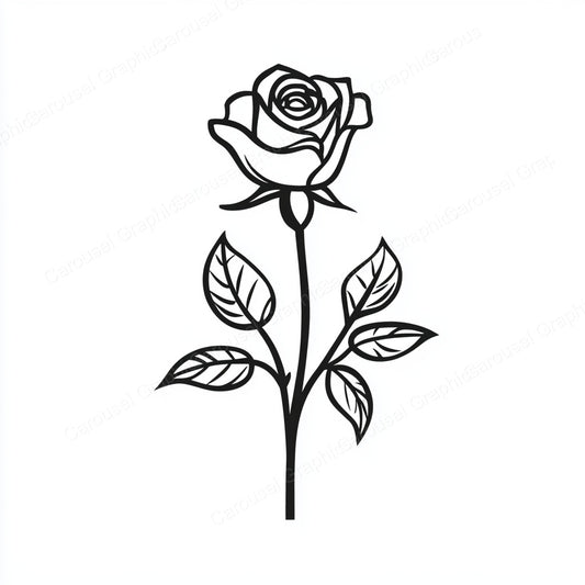 Rose Vector Graphic preview