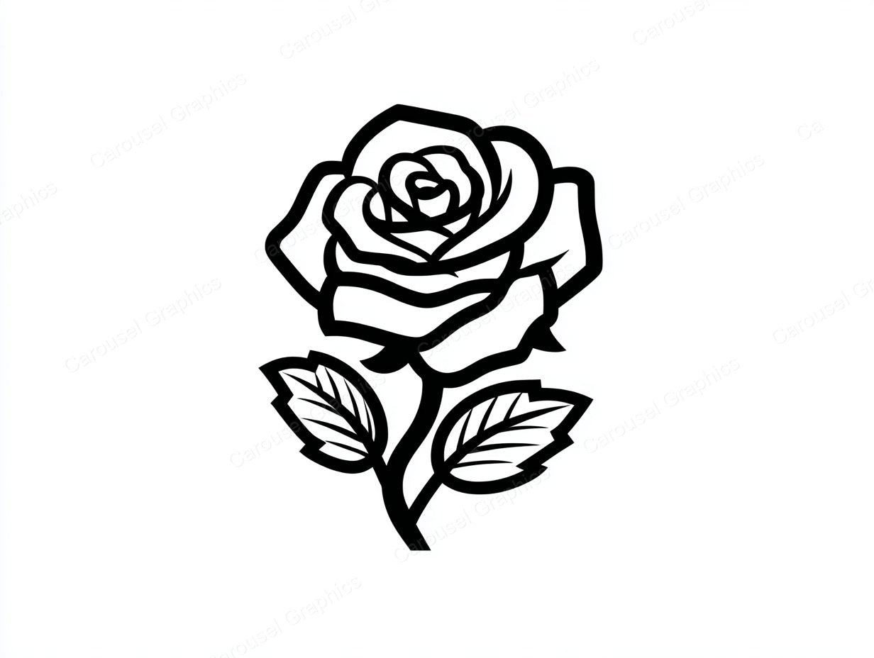 Rose Vector Graphic preview