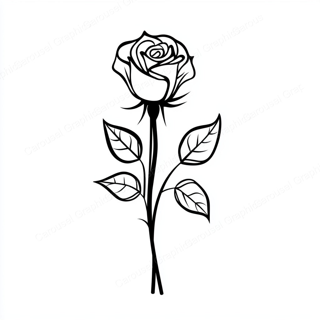 Rose Vector Graphic preview