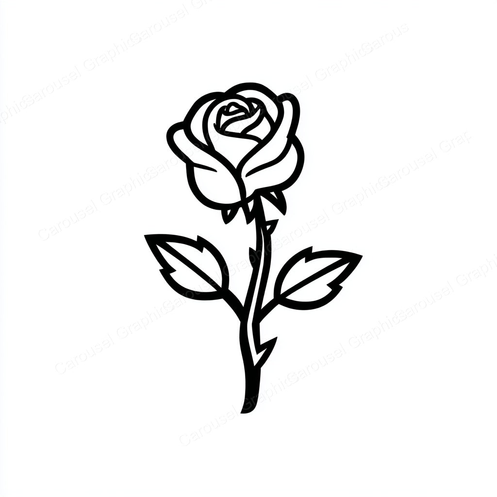 Rose Vector Graphic preview