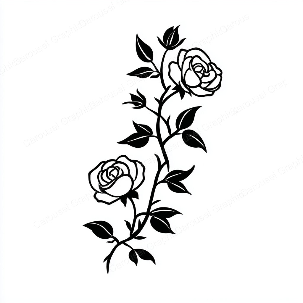 Rose Vector Graphic preview