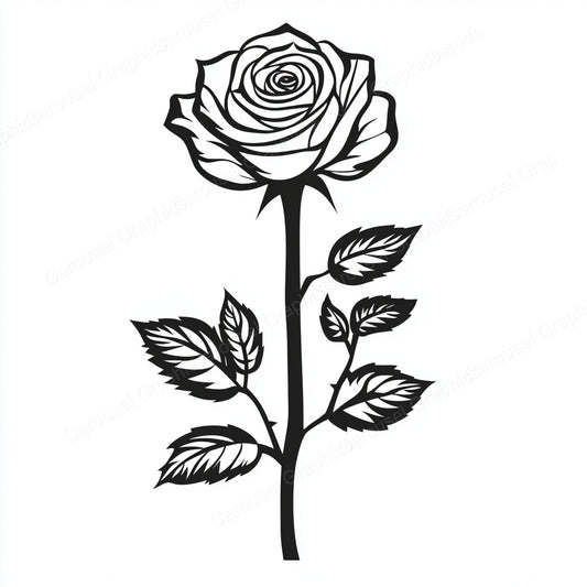 Rose Vector Graphic preview