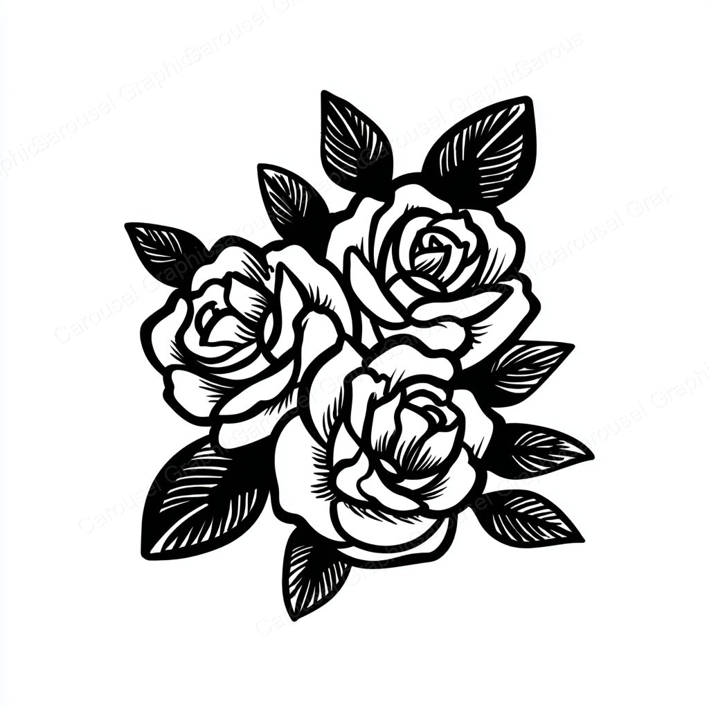 Rose Vector Graphic preview