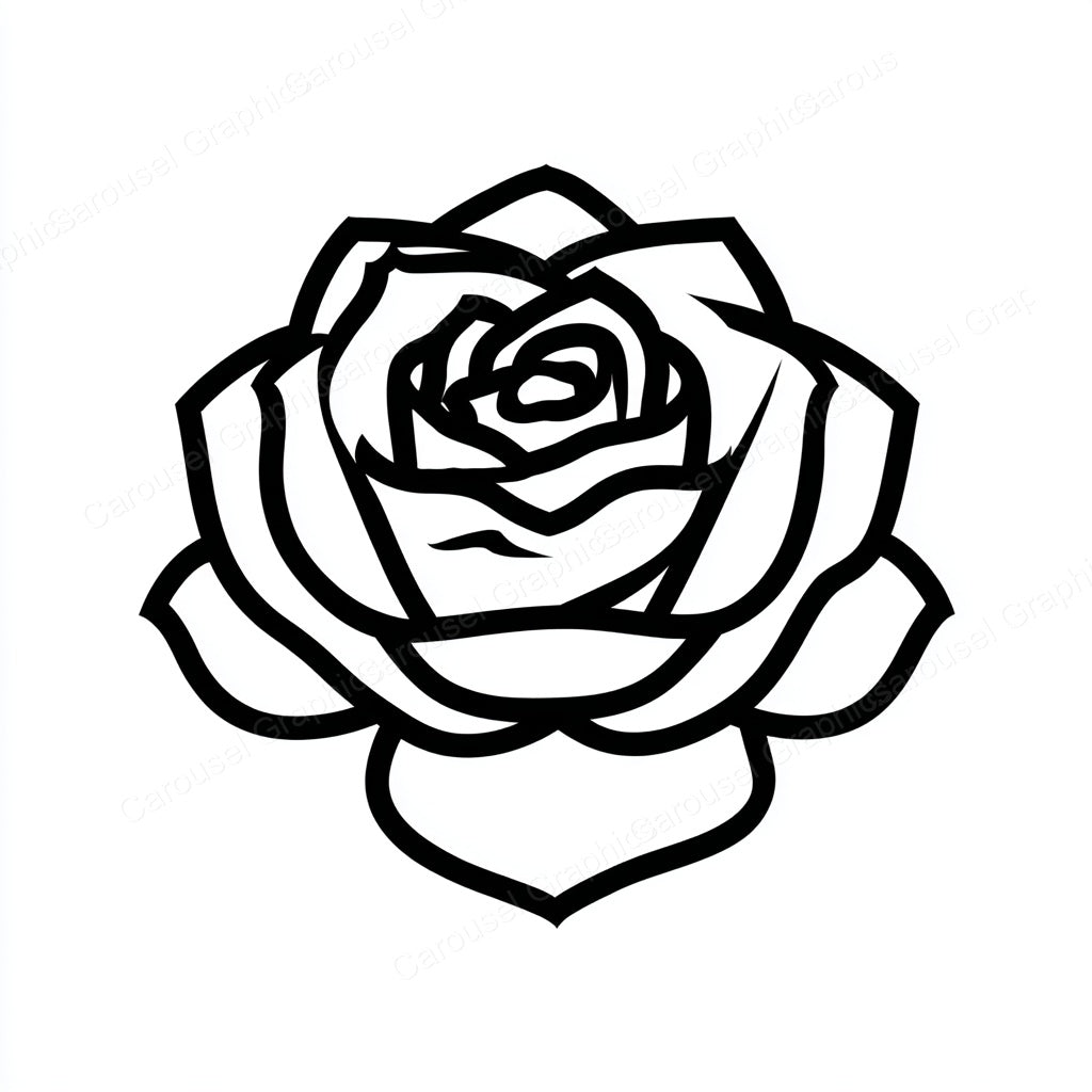 Rose Vector Graphic preview