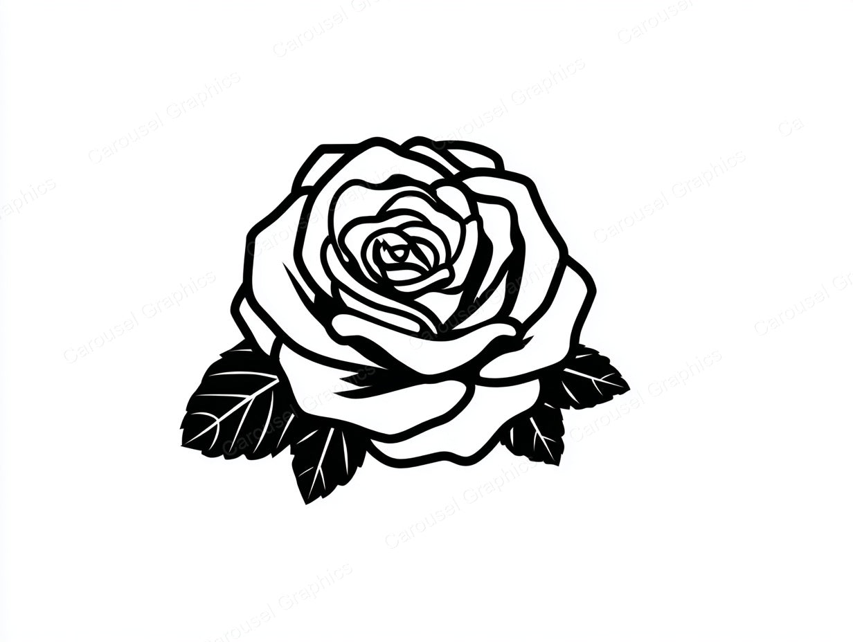 Rose Vector Graphic preview