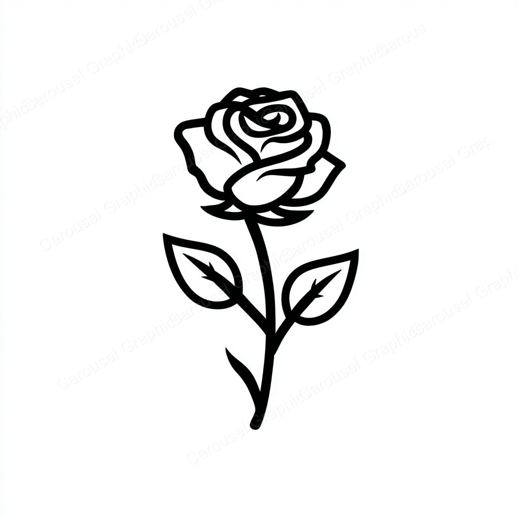 Rose Vector Graphic preview