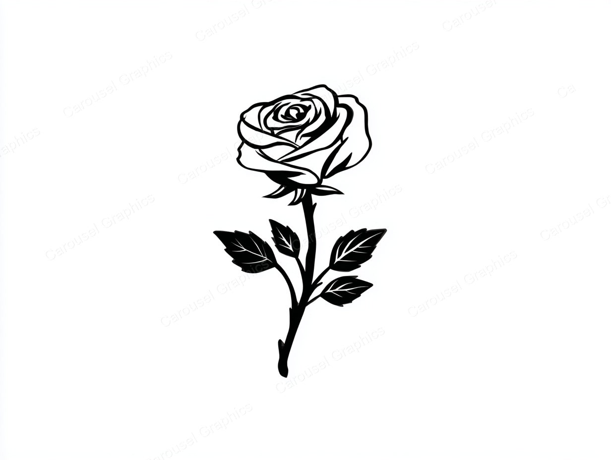 Rose Vector Graphic preview